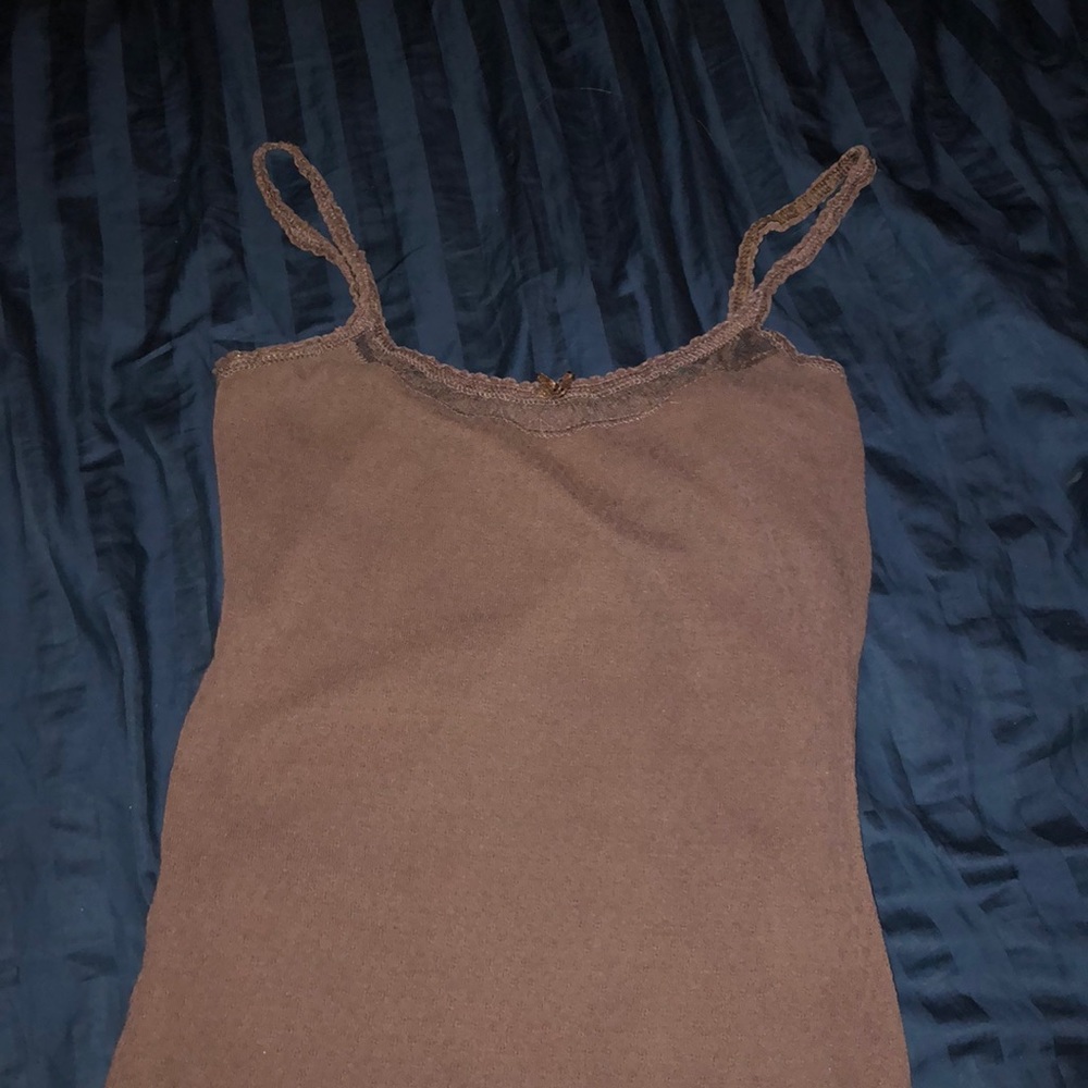 Cute brown tank top